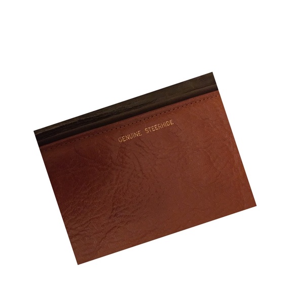 1950s true vintage Meeker tooled leather clutch♥️ - Picture 6 of 9